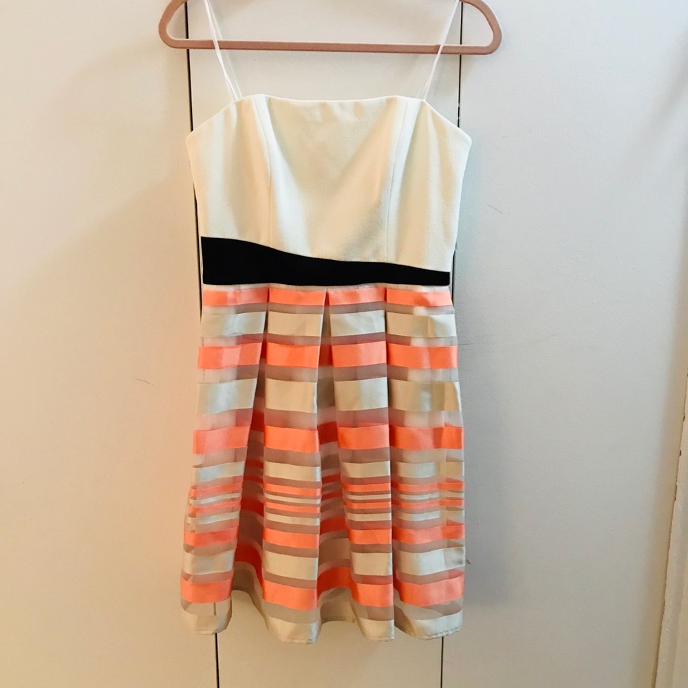 #019. Gorgeous ABS Allen Schwartz strapless dress NWT - Picture 2 of 9